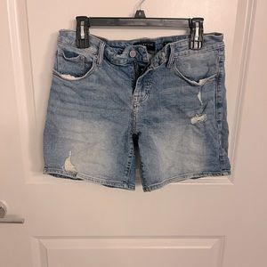 denim shorts